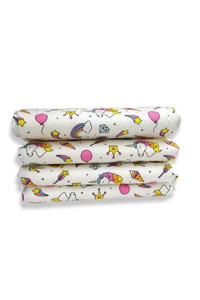 Bebek Özel Baby Kids Crib Edge Protection 80x130 4 Pieces Barrier Bumper For Crib