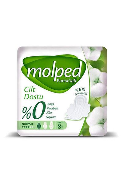 Molped Pure&Soft Ultra Pad - 8 Pack Regular Women's Shoes
