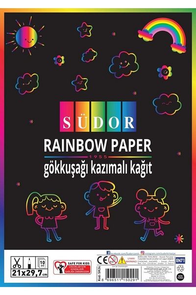 Südor Hârtie de răzuit curcubeu
