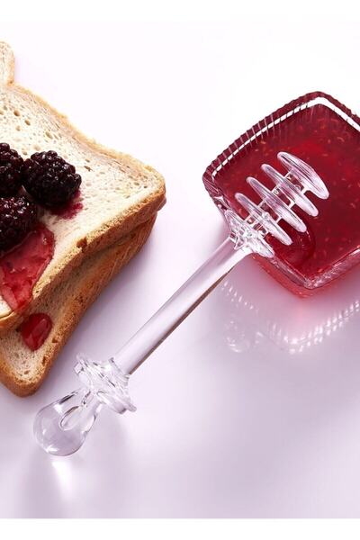 Dükkanönü Acrylic Crystal Honey & Jam Spoon Kp-125