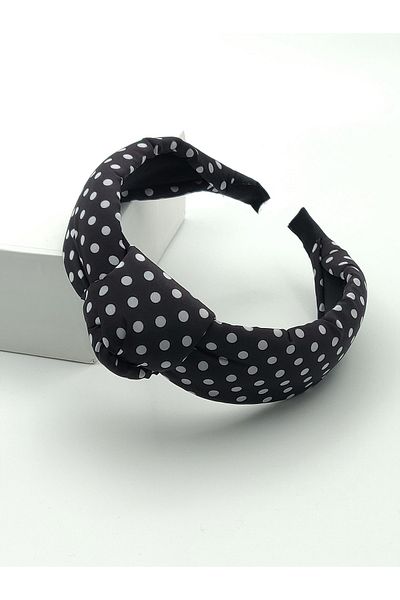 AXE SPORTSWEAR Women's Polka Dot Knotted Crown Hair Band