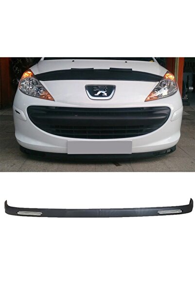 HasAkman Peugeot 207 Lgn Tip V2 Ön Lip Mat Siyah Uyumlu
