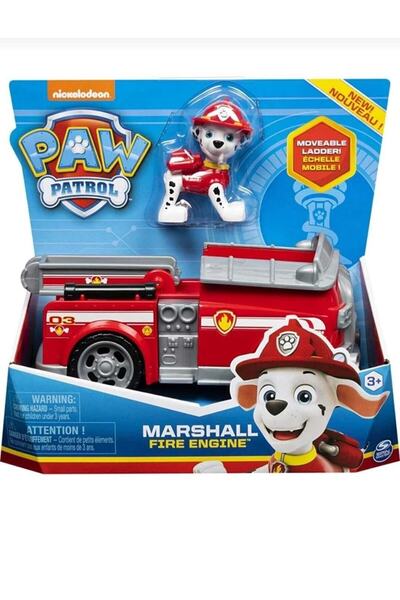 aksesuarca Paw Patrol Görev Aracı Ve Kahramanları Itfaiyeci Marshall Köpekçik