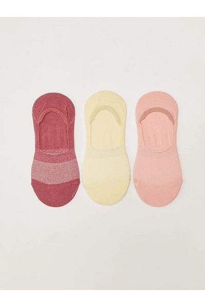 LC Waikiki Γυναικείες κάλτσες μπαλαρίνας LCW Self Pattern 3 Συσκευασία