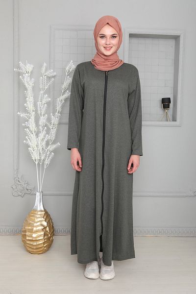 Kutay Collection Zippered Summer Prayer Dress and Dressing Gown Set