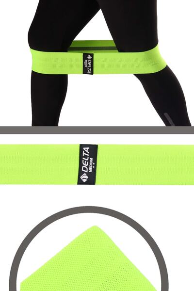 Delta Λάστιχο μεσαίου άκαμπτου squat Band Pilates Fitness Hip Exercise Resist...