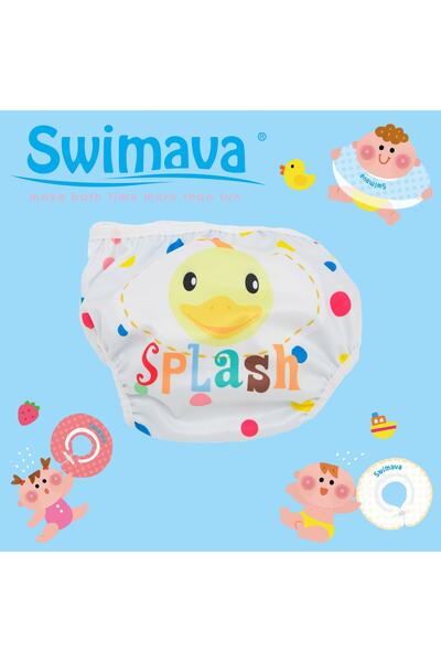 SWIMAVA Mavi Ördek Mayo Bebek Bezi