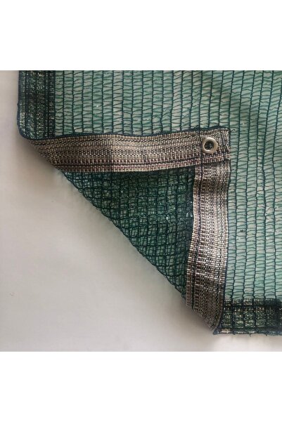 %40'lık 5m X 16m Gölgelik-bahçe Çit Filesi-şeritli Halkalı - Yeşil