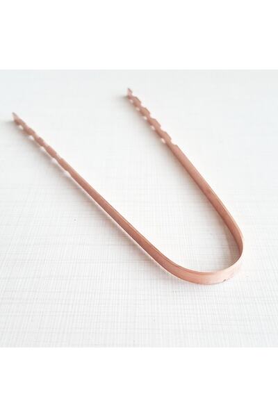 Ekolojik Dönüşüm Saf Bakır Dil Temizleyici - Dil Sıyırıcı Oil Pulling Ayurvedik Temizlik Ağız Bakımı