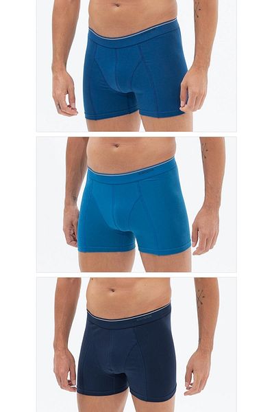 Blackspade 9673 Ανδρικό Tender Cotton 3 τεμαχίων Navy Blue-σκούρο μπλε-indigo Boxer