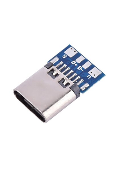 SONREYON 5 Adet Type-c Şarj Soketi 24 Pin (beyaz Renk )