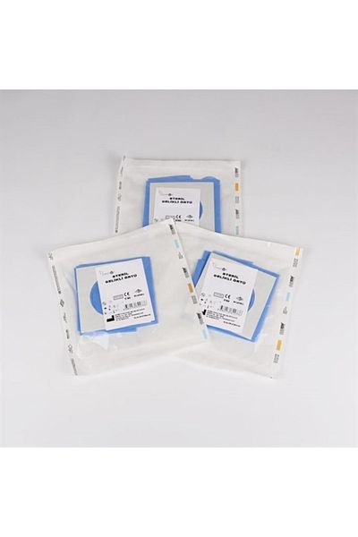 Santemol غطاء لاصق مثقوب معقم 60x90 - 50 قطعة