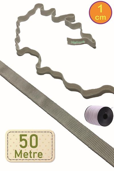 AVMmarketim Λάστιχο παντελονιού 50 μέτρα 1cm Λάστιχο πλυντηρίου ρούχων Λάστιχο μάσκας