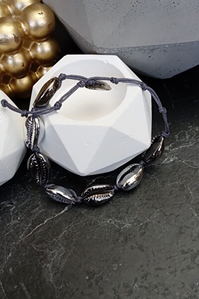 DUYGUSHOESBAG خلخال بخيط صدفة البحر صف واحد 28 سم