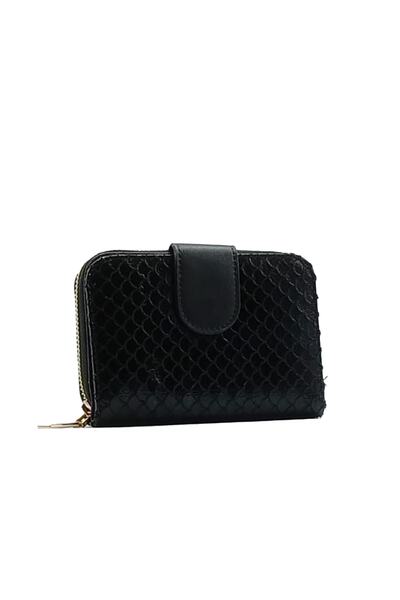 DUYGUSHOESBAG محفظة نسائية بغطاء بسحاب مقاس صغير منقوش بالترتر