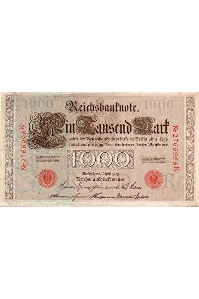 Genel Markalar 1910 TARİHLİ ALMANYA MARKI