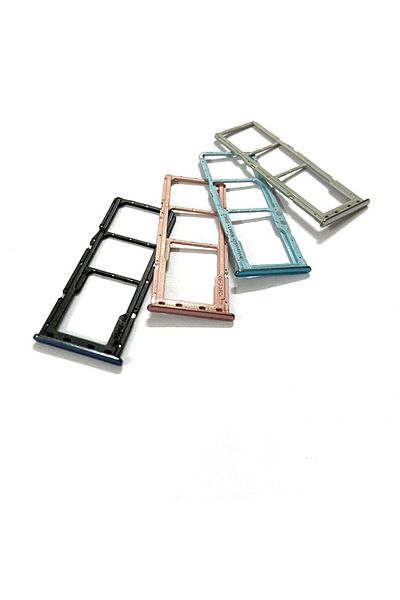 tekyerdenal Galaxy A51 A515 Compatible Sim Card Tray Black