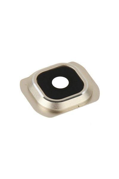 tekyerdenal Samsung Galaxy S6 Compatible Edge G925 Camera Lens Gold