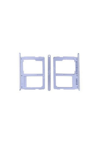 tekyerdenal White Samsung Galaxy C7 C7000 Compatible Sim Card Tray