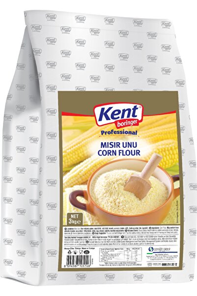 Kent Boringer Mısır Unu 3 Kg