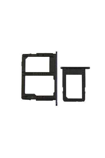 tekyerdenal Samsung Galaxy J7 Prime G610 Compatible Sim Card Tray Black Pair