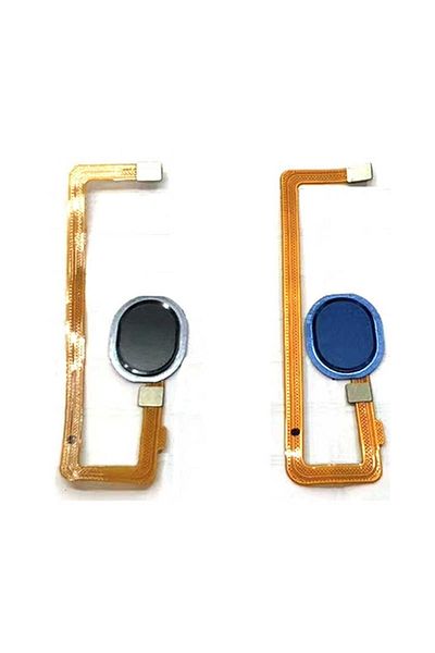 tekyerdenal Samsung Galaxy A10S A107 Compatible Home Finger Reader Film Flex Blue