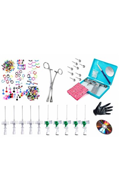 XLINETATTOO Xlp-349 Full Eksiksiz Proesyonel Piercing Set - Yok Yok