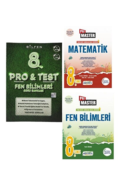 Bilfen Yayıncılık 8.sınıf Lgs Bilfen Protest Fen Bilimleri Soru+okyanus Pre M...