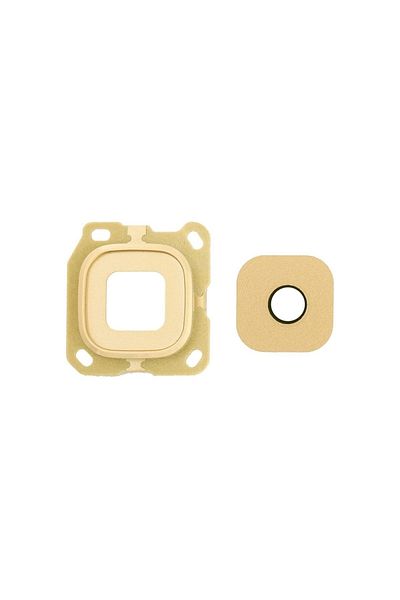 tekyerdenal Galaxy C9 Pro - Camera Lens Gold