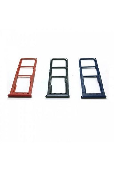 tekyerdenal Samsung Galaxy A10s A107 Sim Card Tray Red