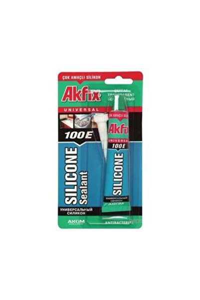 Akfix 100e Genel Amaçlı Sızdırmaz Silikon Tüp Beyaz 50 Ml