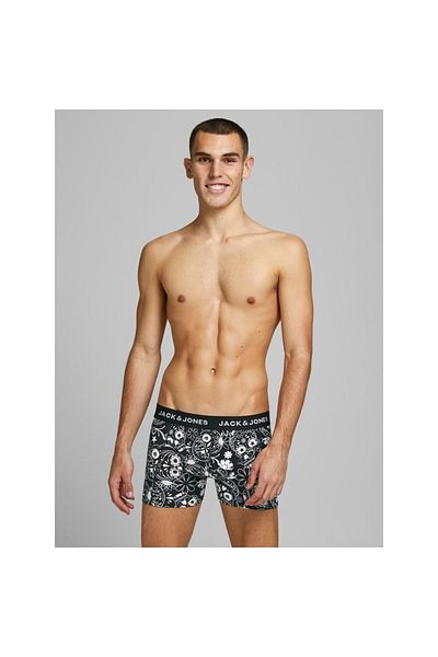 Jack & Jones Jack&jones Μαύρο Ανδρικό Σετ μπόξερ 3 τεμαχίων 12185485