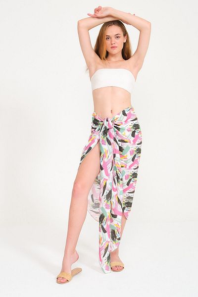 Miespiga Colorful Printed Skirt Pareo