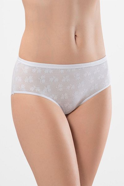 TÜREN Chiloți jacquard 100% bumbac, cu modele florale