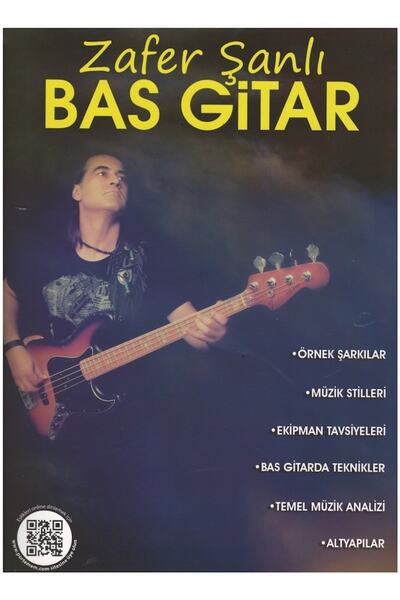 Genel Markalar Zafer Şanlı Bas Gitar Metodu Alt Yapı Eşlik Desteği İadesi Yok...