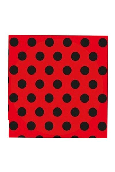 Happyland Red Black Polka Dot Napkin 33x33 cm 20 Pieces