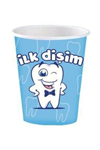 Happyland Bardak Karton LÜX İlk Dişim (Diş Buğdayı) (8 Adet)