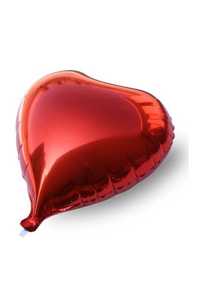 Happyland 3 Pieces Red Heart Foil Balloons