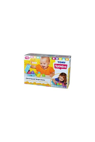 Tomy بيض الغميضة ذو الألوان الزاهية