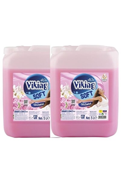 Viking Yumuşatıcı Gül-zambak 2x5 Lt 122 Yıkama