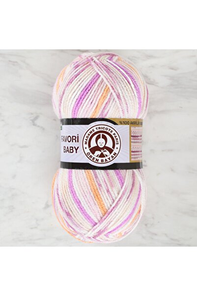 Ören Bayan Örenbayan Favori Baby Ebruli El Örgü Ipliği - 661 - 1 Adet