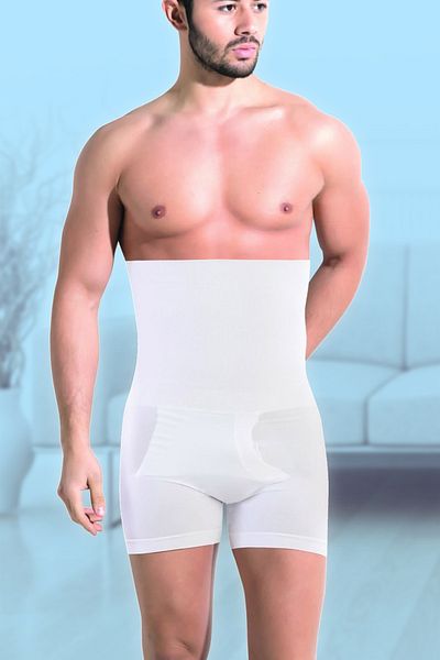 Jenny Daphne Angel Double Seamless Boxer Corset Μαύρο Λευκό Χρώμα