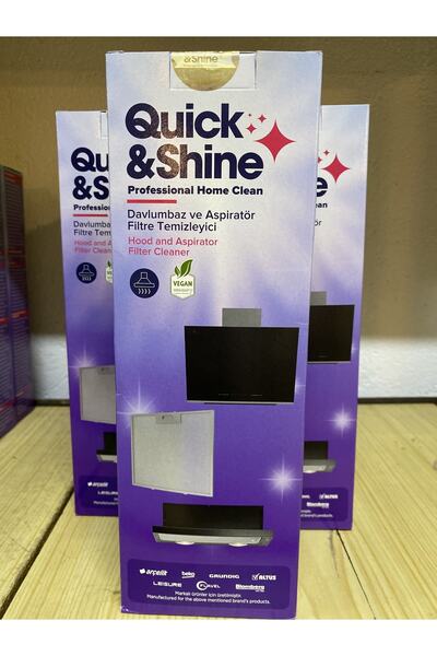 Quick&Shine Davlumbaz Ve Aspiratör Filtre Temizleyici