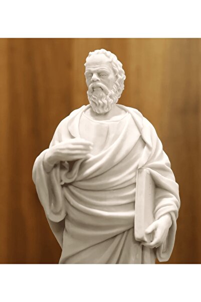LivadoHome Büyük Sokrates Dekoratif Biblo Heykel