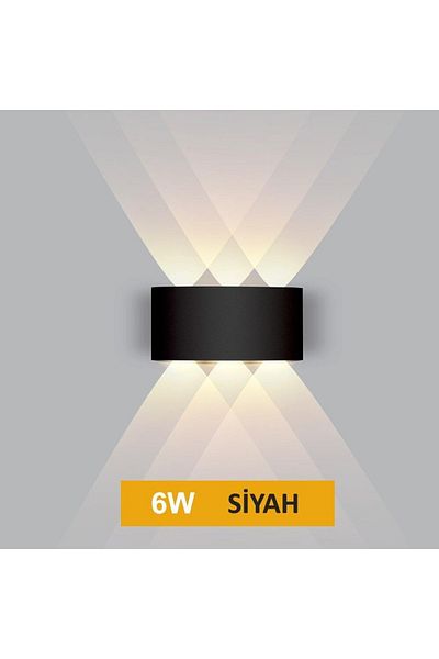 Technojet 6w Modern Bidirectional Aluminum Led Wall Lamp Decorative Light Lighting Daylight