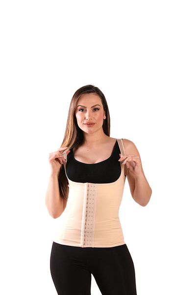TİSTA Corset cu sârmă de oțel cu curele de fermitate postpartum pentru piele
