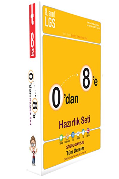 Tonguç Akademi 0'dan 8'e Konu Anlatımlı Soru Bankası Seti 8683781816125