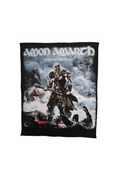 StüdyoÜmitTişört Amon Amarth - Joomsviking Backpatch Sırt Ve Kot Yaması (35cm...