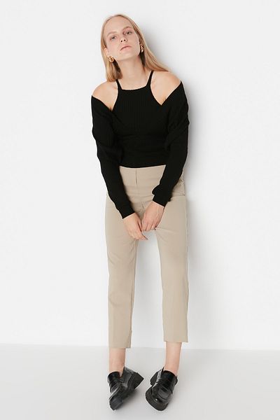 Trendyol Collection Black Blouse Sweater Knitwear Suit Knitwear Sweater TWOAW22KZ0865