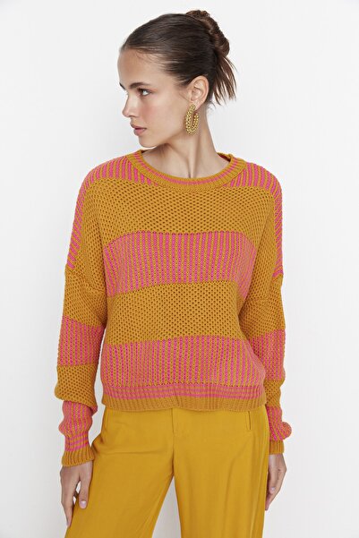 Trendyol Collection Pullover - Gelb - Normal